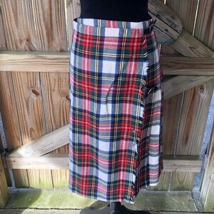 Vintage Jedburgh Kiltmakers Scottish Plaid Kilt Size 16